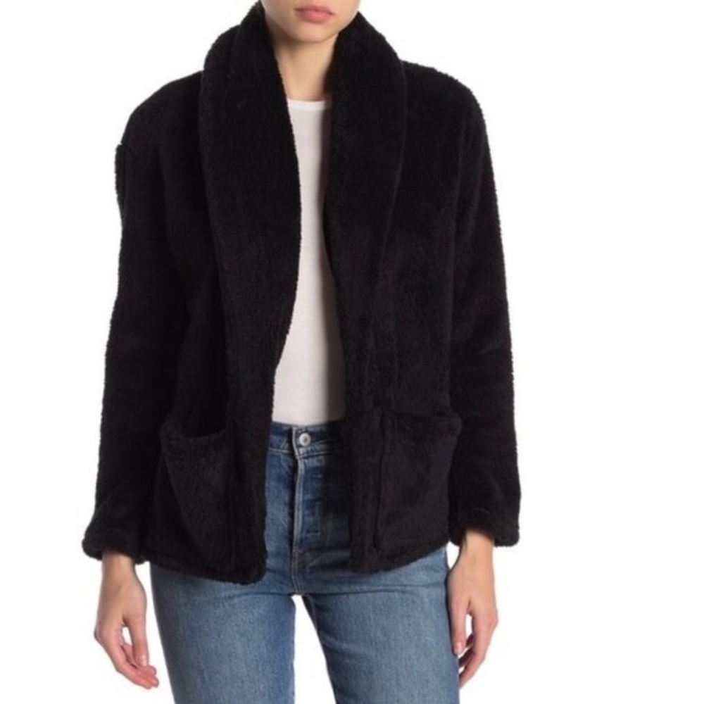 Love, Fire Double Sided Faux Fur Jacket